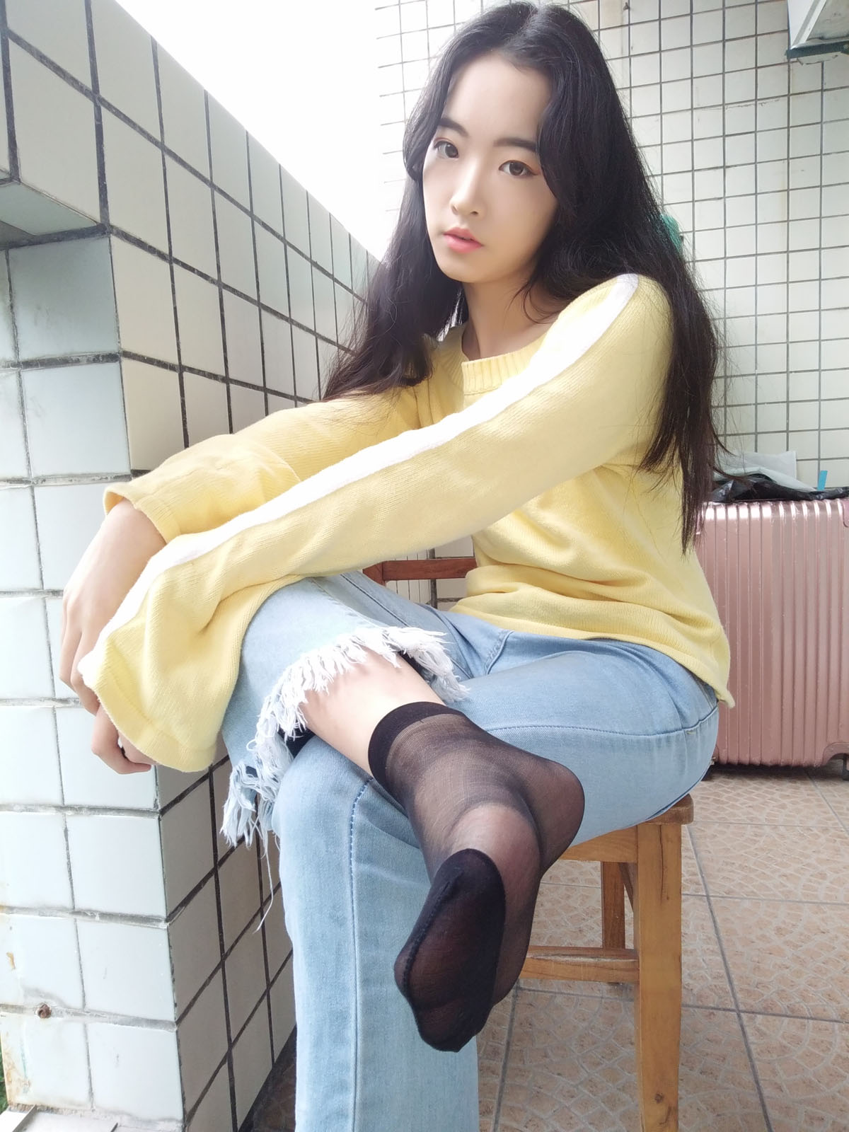 图片[5]-[合集]学妹校园寝室丝短袜美脚全套42期，大小8.38G - 孔雀海|珍藏合集-孔雀海|珍藏合集